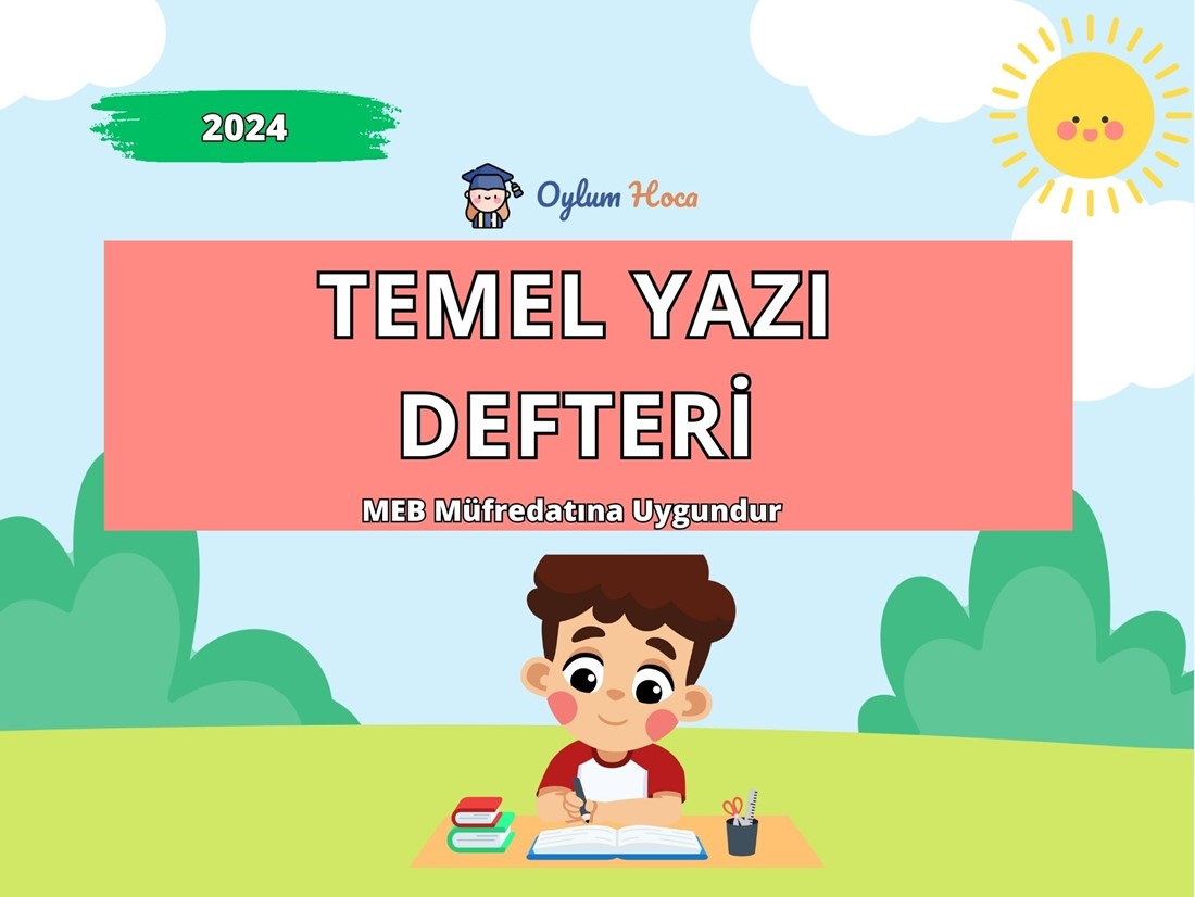 2024 Temel Yazı Defteri, 1. sayfa