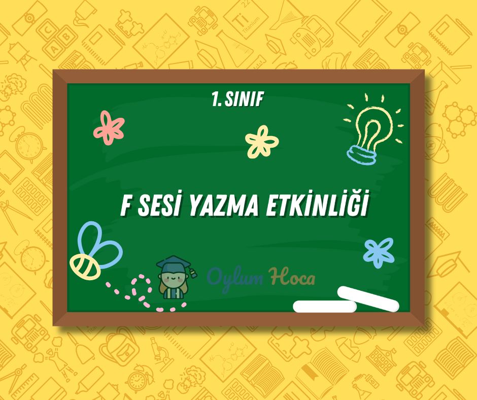 F Sesi Yazma Etkinliği, 1. sayfa